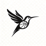 蜂鸟体育365 Logo - 一只疾速飞行的蜂鸟图标